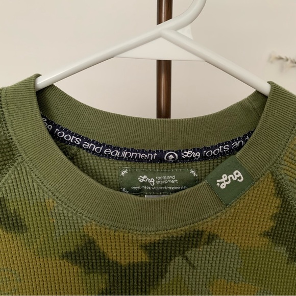 Vintage LRG Lifted Research Group O.G. Army Thermal Embroidered Shirt, Size XL - Picture 6 of 10
